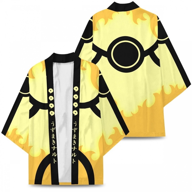 Naruto Full color COS kimono cloak jacket from 2XS to 4XL  three days in advance