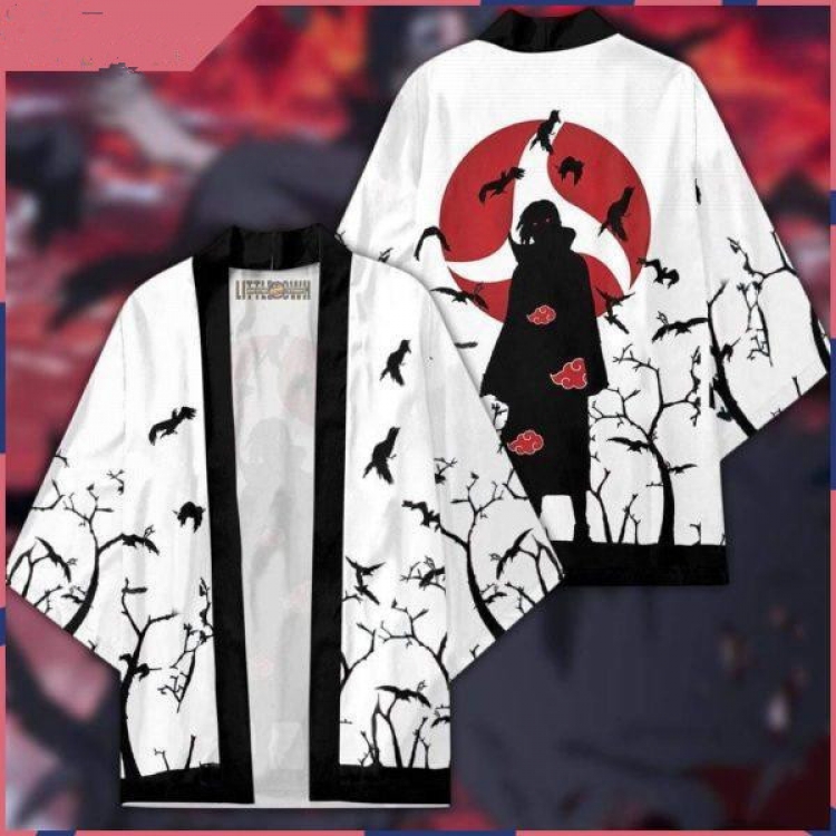 Naruto Full color COS kimono cloak jacket from 2XS to 4XL  three days in advance