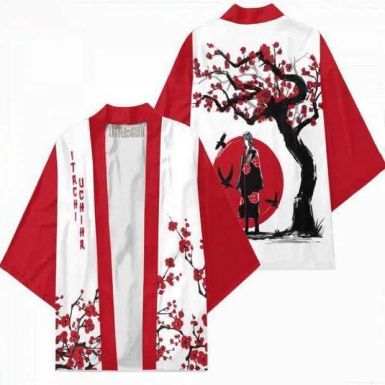 Naruto Full color COS kimono cloak jacket from 2XS to 4XL  three days in advance