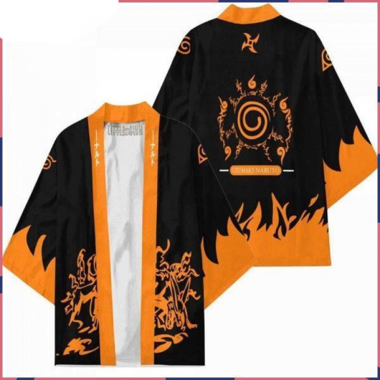 Naruto Full color COS kimono cloak jacket from 2XS to 4XL  three days in advance