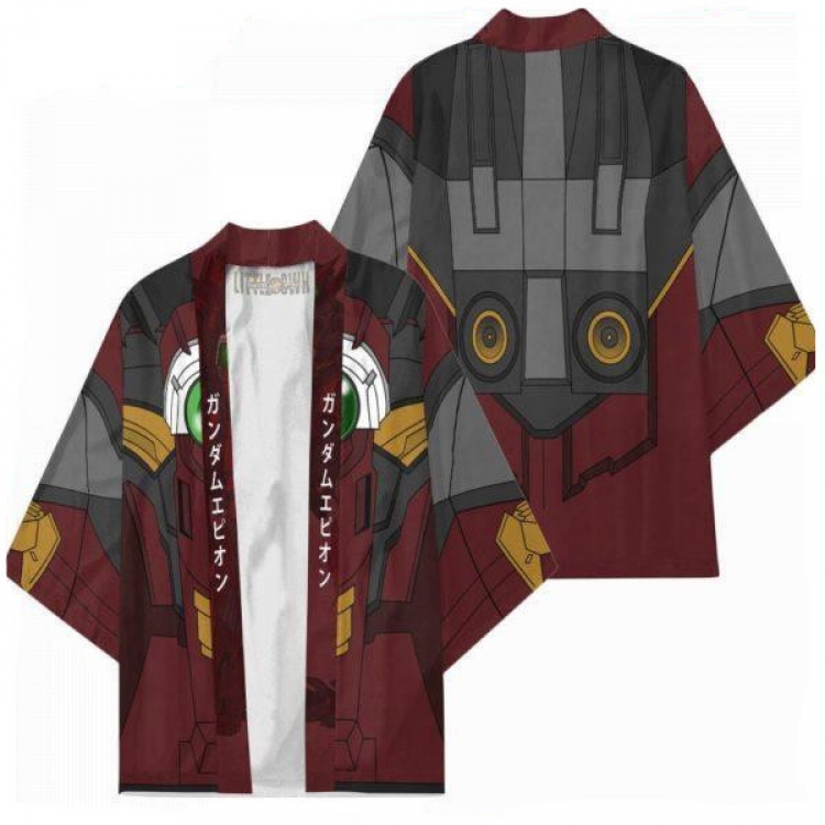 Gundam  Full color COS kimono cloak jacket from 2XS to 4XL  three days in advance