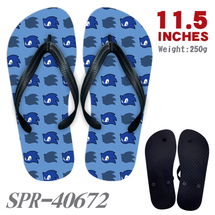 Sonic The Hedgehog Thickened rubber flip-flops slipper average size SPR-40672