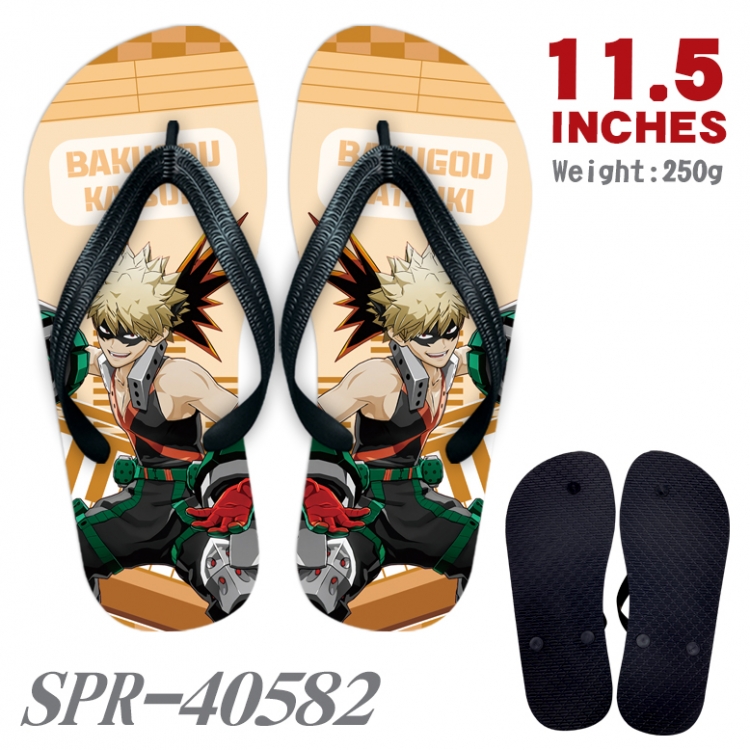 My Hero Academia Thickened rubber flip-flops slipper average size  SPR-40582