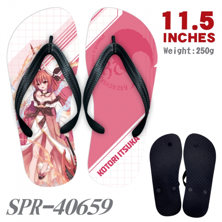Date-A-Live Thickened rubber flip-flops slipper average size SPR-40659