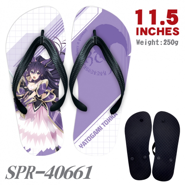 Date-A-Live Thickened rubber flip-flops slipper average size  SPR-40661