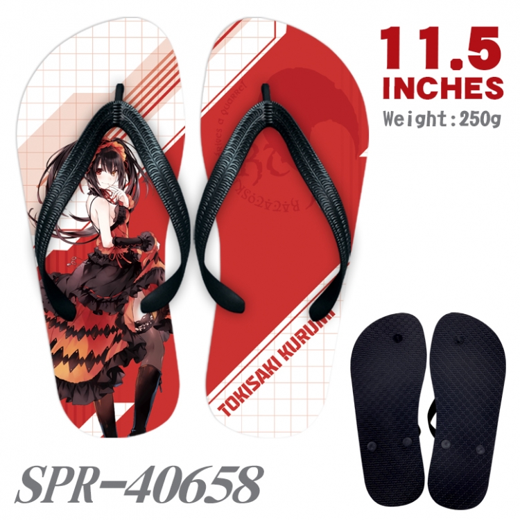 Date-A-Live Thickened rubber flip-flops slipper average size  SPR-40658