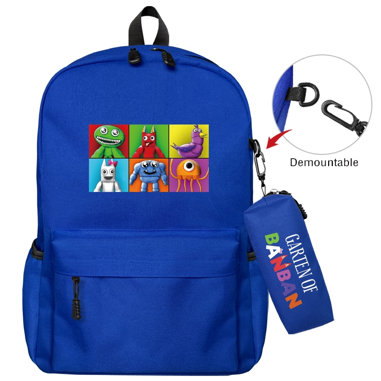 Garten of Banban Animation backpack schoolbag+small pen bag set mother and child schoolbag 43X35X12CM