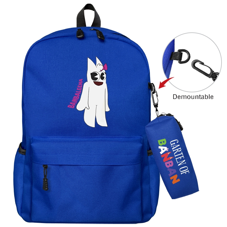 Garten of Banban Animation backpack schoolbag+small pen bag set mother and child schoolbag 43X35X12CM