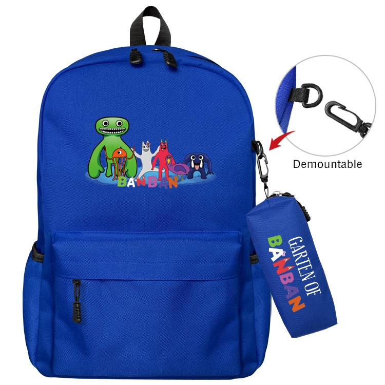 Garten of Banban Animation backpack schoolbag+small pen bag set mother and child schoolbag 43X35X12CM