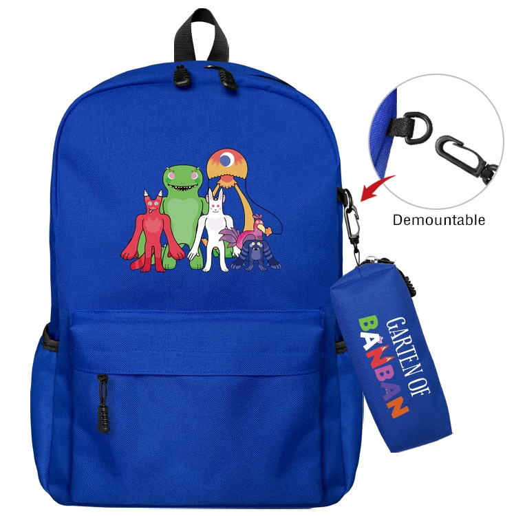 Garten of Banban Animation backpack schoolbag+small pen bag set mother and child schoolbag 43X35X12CM