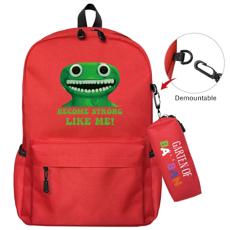 Garten of Banban Animation backpack schoolbag+small pen bag set mother and child schoolbag 43X35X12CM