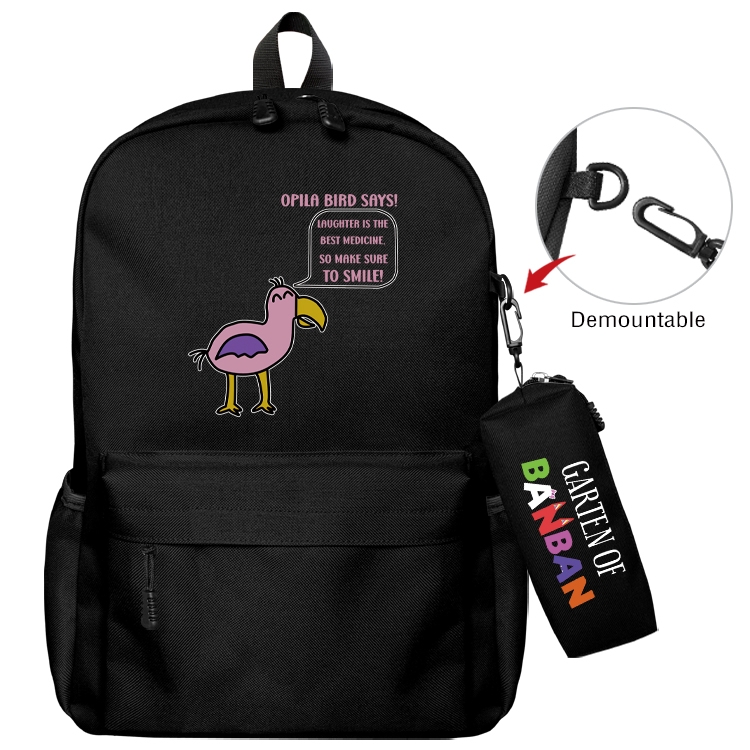 Garten of Banban Animation backpack schoolbag+small pen bag set mother and child schoolbag 43X35X12CM