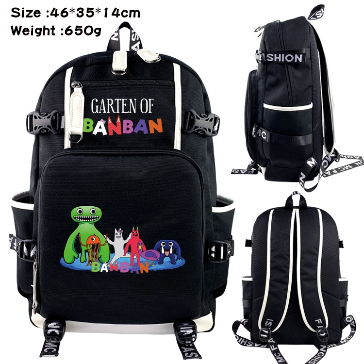 Garten of Banban Animation upper and lower data canvas backpack 46X35X14CM 650G