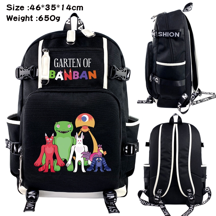 Garten of Banban Animation upper and lower data canvas backpack 46X35X14CM 650G