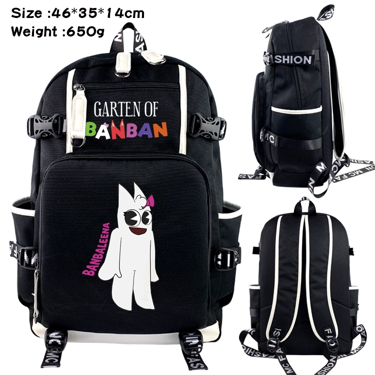 Garten of Banban Animation upper and lower data canvas backpack 46X35X14CM 650G