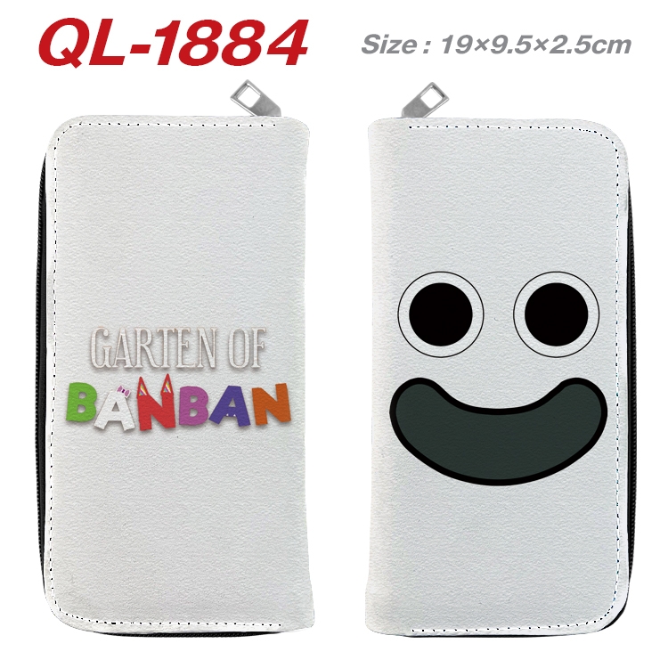 Garten of Banban Animation perimeter long zipper wallet 19.5x9.5x2.5cm QL-1884