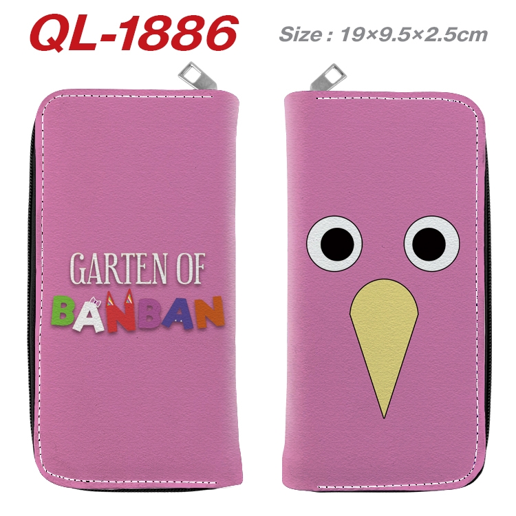 Garten of Banban Animation perimeter long zipper wallet 19.5x9.5x2.5cm  QL-1886