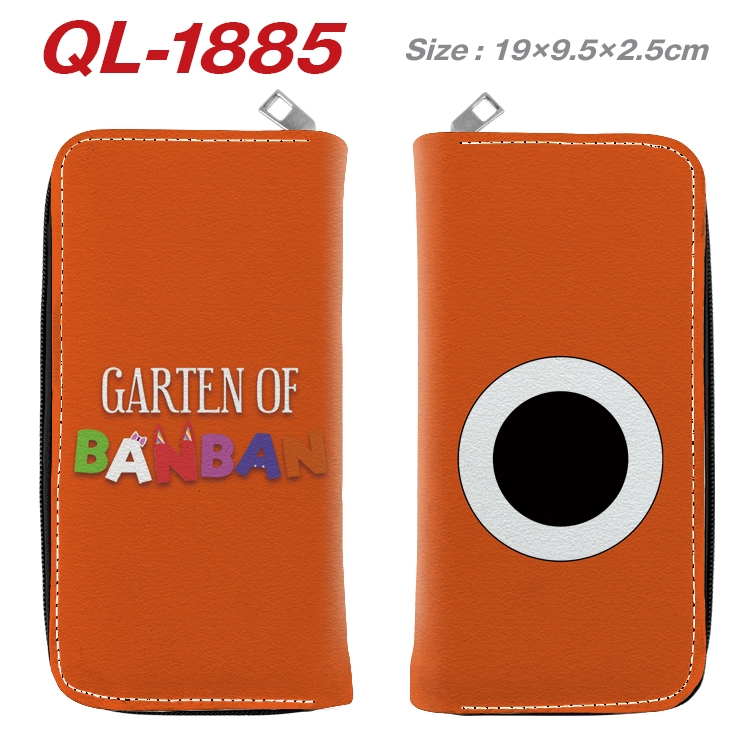 Garten of Banban Animation perimeter long zipper wallet 19.5x9.5x2.5cm QL-1885