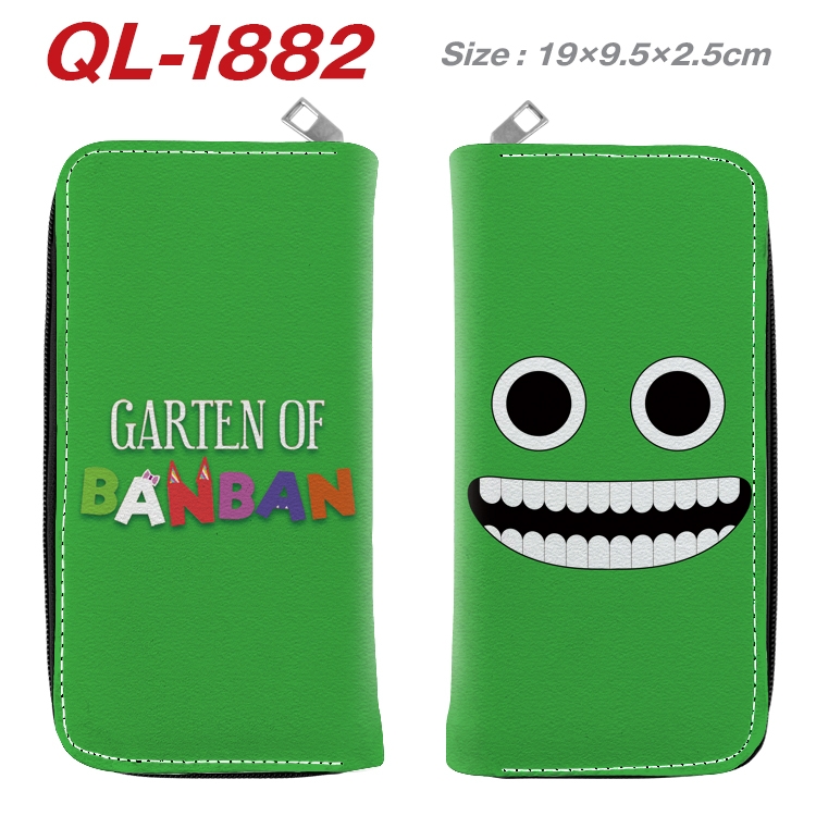 Garten of Banban Animation perimeter long zipper wallet 19.5x9.5x2.5cm  QL-1882