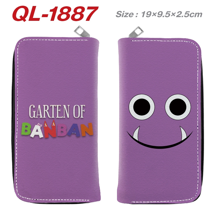 Garten of Banban Animation perimeter long zipper wallet 19.5x9.5x2.5cm QL-1887