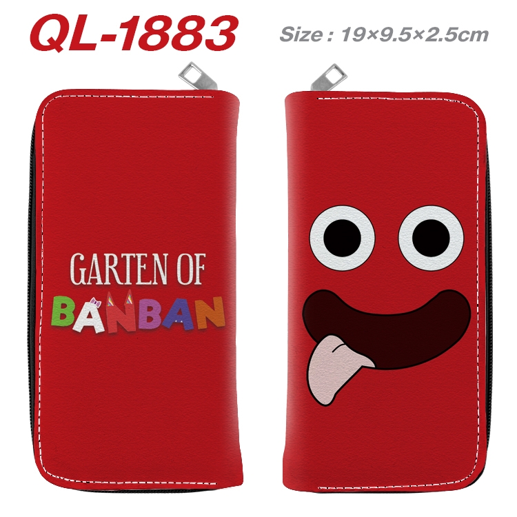 Garten of Banban Animation perimeter long zipper wallet 19.5x9.5x2.5cm QL-1883