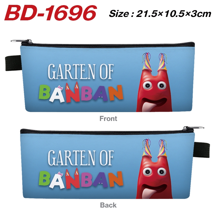 Garten of Banban Game PU leather zipper pen bag 21.5x10.5x3cm BD-1696