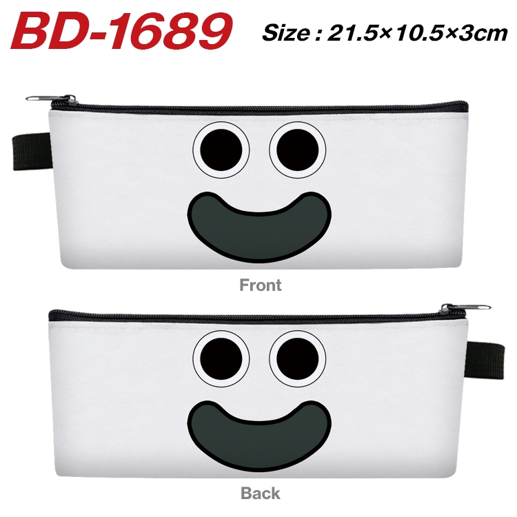 Garten of Banban Game PU leather zipper pen bag 21.5x10.5x3cm BD-1689