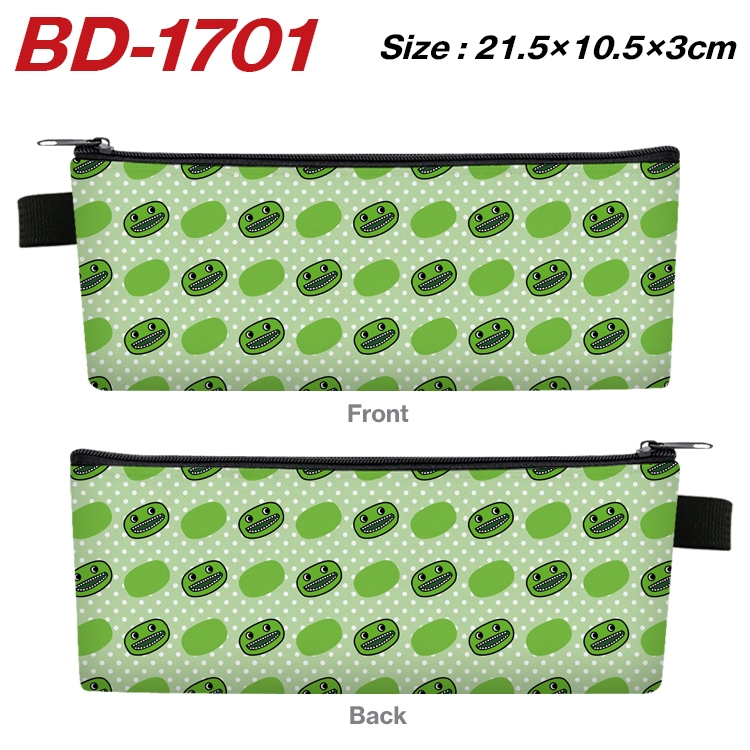 Garten of Banban Game PU leather zipper pen bag 21.5x10.5x3cm BD-1701