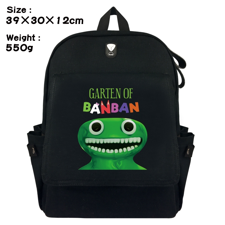 Garten of Banban Canvas Flip Backpack Student Schoolbag Headphone Hole 39X30X12CM