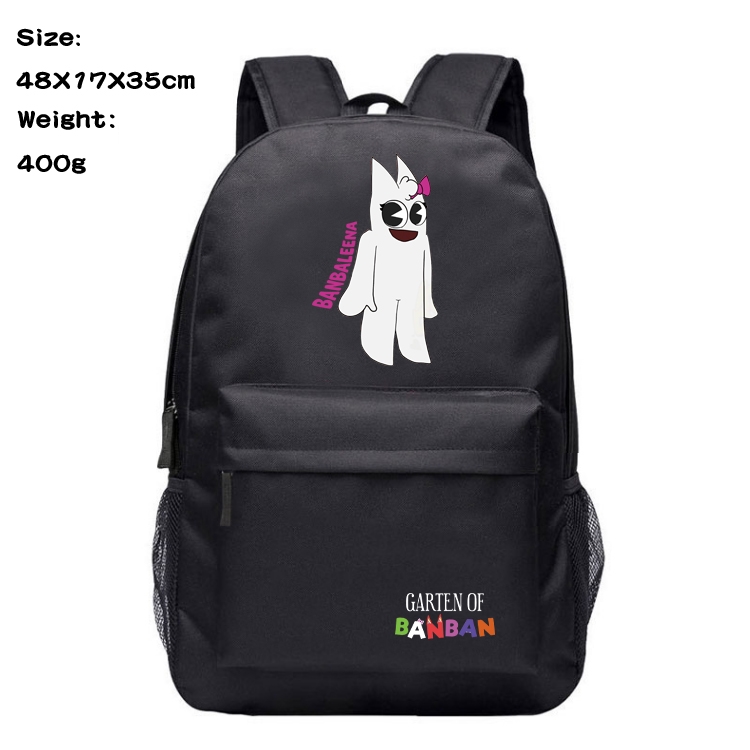 Garten of Banban Anime Canvas Backpack Waterproof School Bag 48X17X35CM 400G