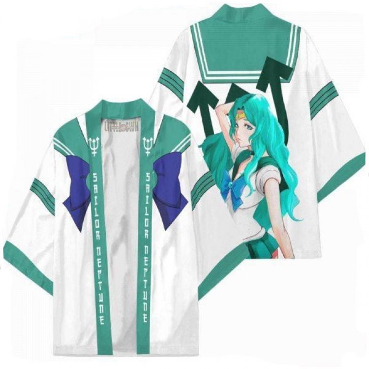 sailormoon Full color COS kimono cloak jacket from 2XS to 4XL  three days in advance