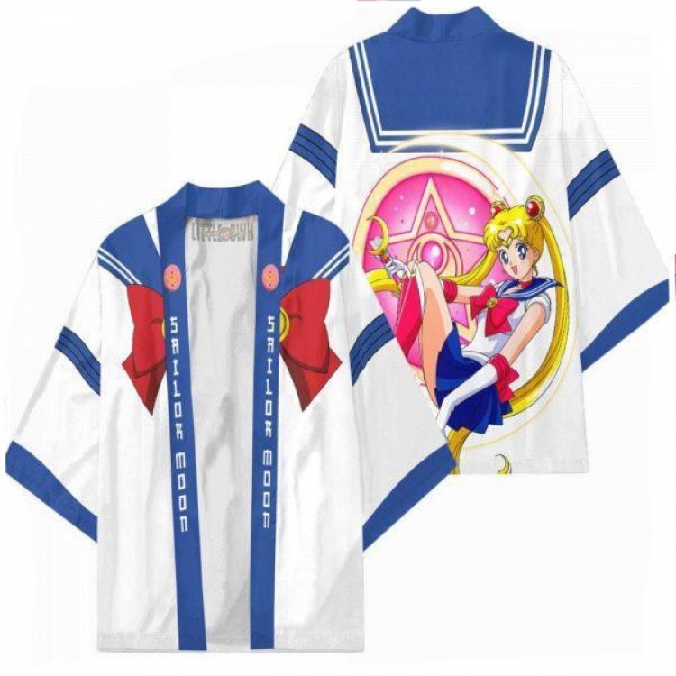 sailormoon Full color COS kimono cloak jacket from 2XS to 4XL  three days in advance