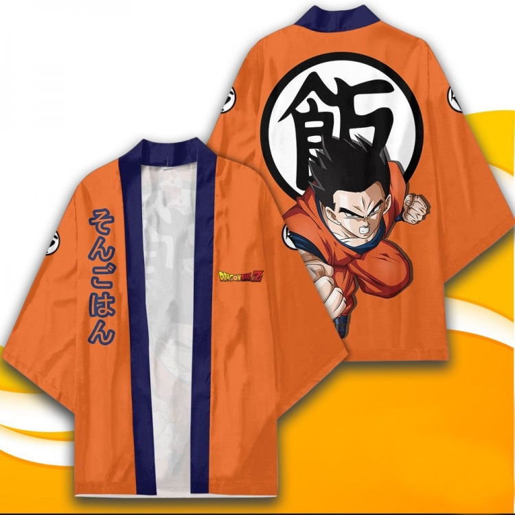 DRAGON BALL Full color COS kimono cloak jacket from 2XS to 4XL  three days in advance