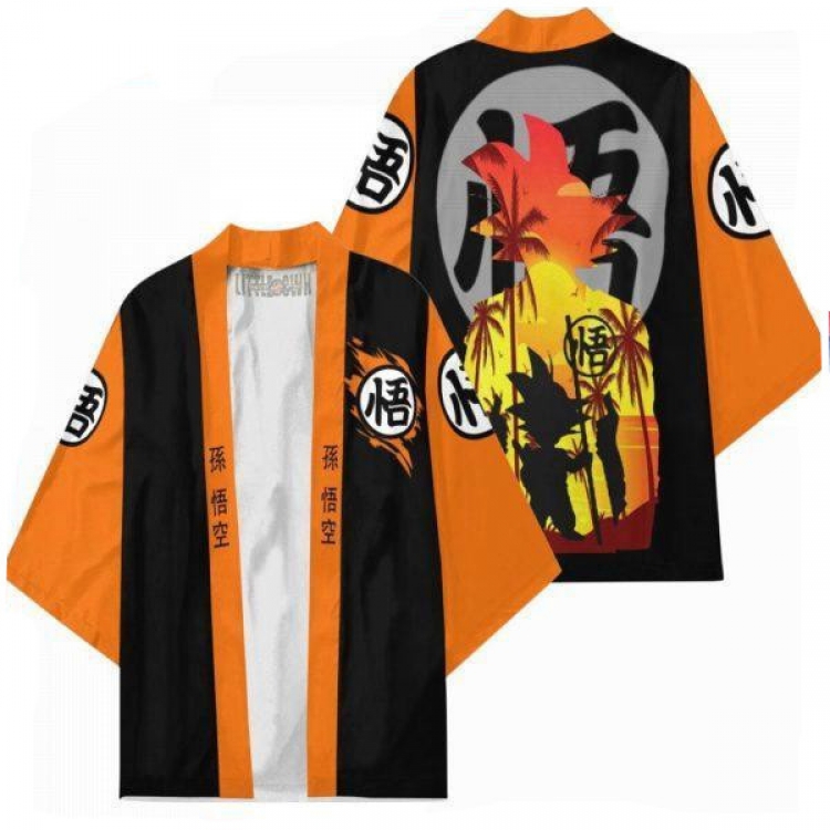 DRAGON BALL Full color COS kimono cloak jacket from 2XS to 4XL  three days in advance