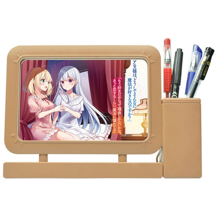 The reincarnation queen and the magic revolution of geniusAnime Acrylic Penholder Night Lamp 3mm Film