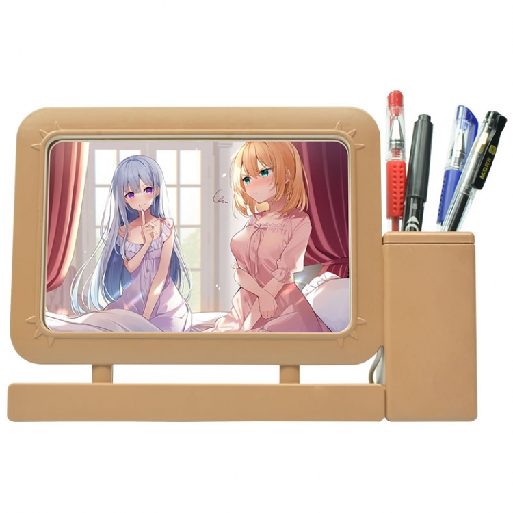 The reincarnation queen and the magic revolution of geniusAnime Acrylic Penholder Night Lamp 3mm Film