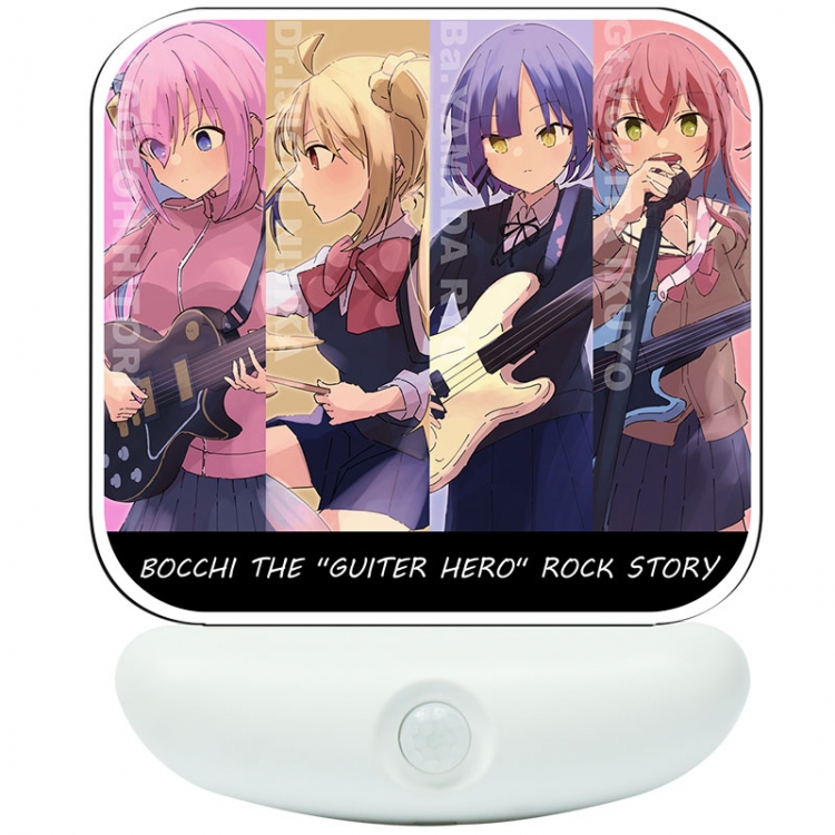 Bocchi the rock Cartoon charging induction night light box package 12X8cm