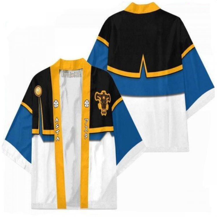 Black clover Full color COS kimono cloak jacket from 2XS to 4XL  three days in advance