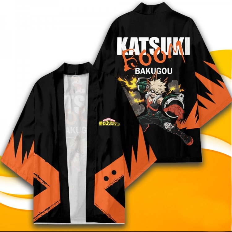 My Hero Academia Full color COS kimono cloak jacket from 2XS to 4XL  three days in advance