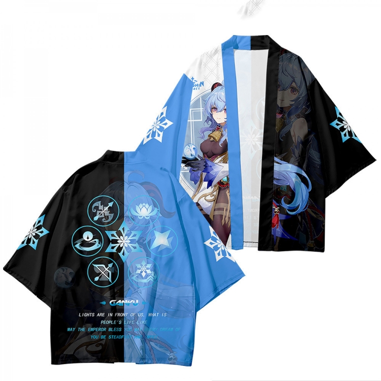 Genshin Impact  Full color COS kimono cloak jacket from 2XS to 4XL  three days in advance