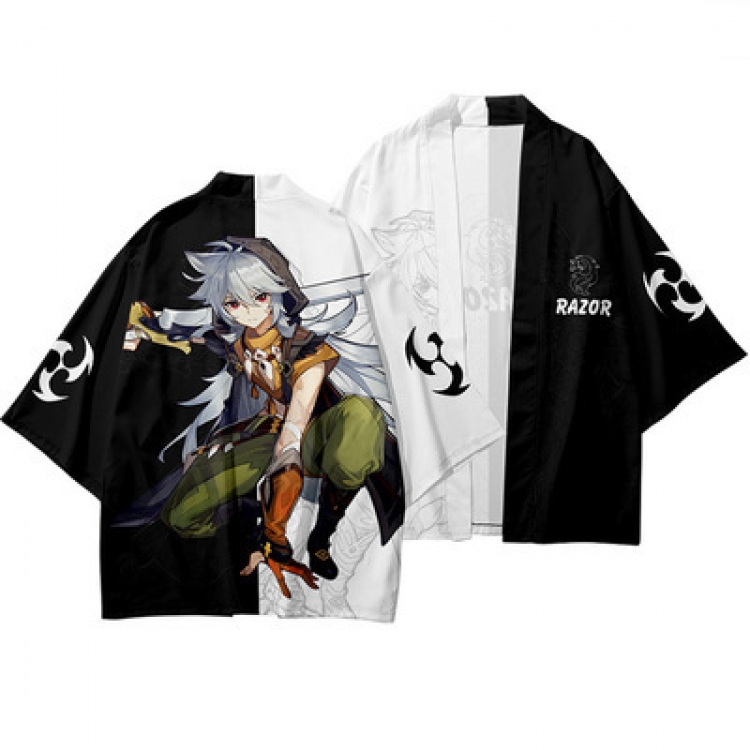 Genshin Impact  Full color COS kimono cloak jacket from 2XS to 4XL  three days in advance