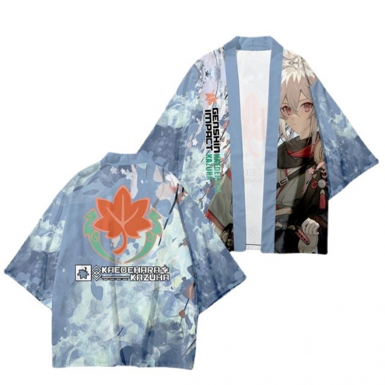 Genshin Impact  Full color COS kimono cloak jacket from 2XS to 4XL  three days in advance