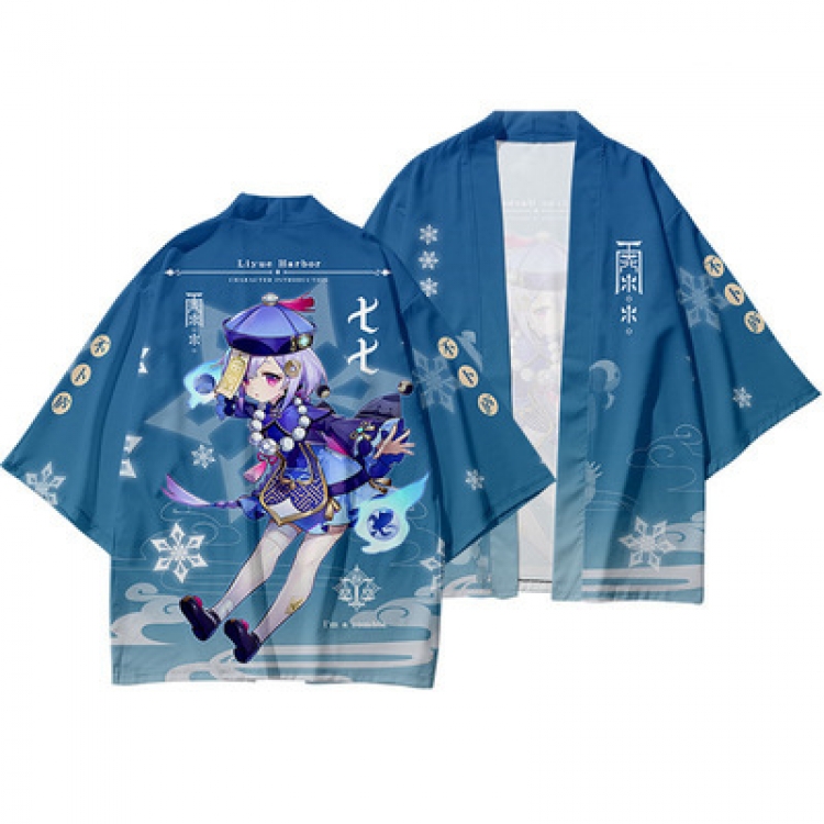 Genshin Impact  Full color COS kimono cloak jacket from 2XS to 4XL  three days in advance