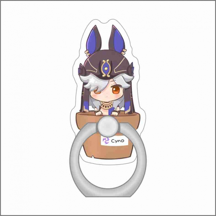 Genshin Impact Anime Peripheral Acrylic Ring Buckle Phone Holder price for 5 pcs