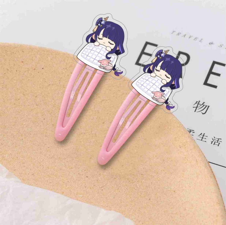 Genshin Impact Hair clip decoration student clip  price for 10 pcs