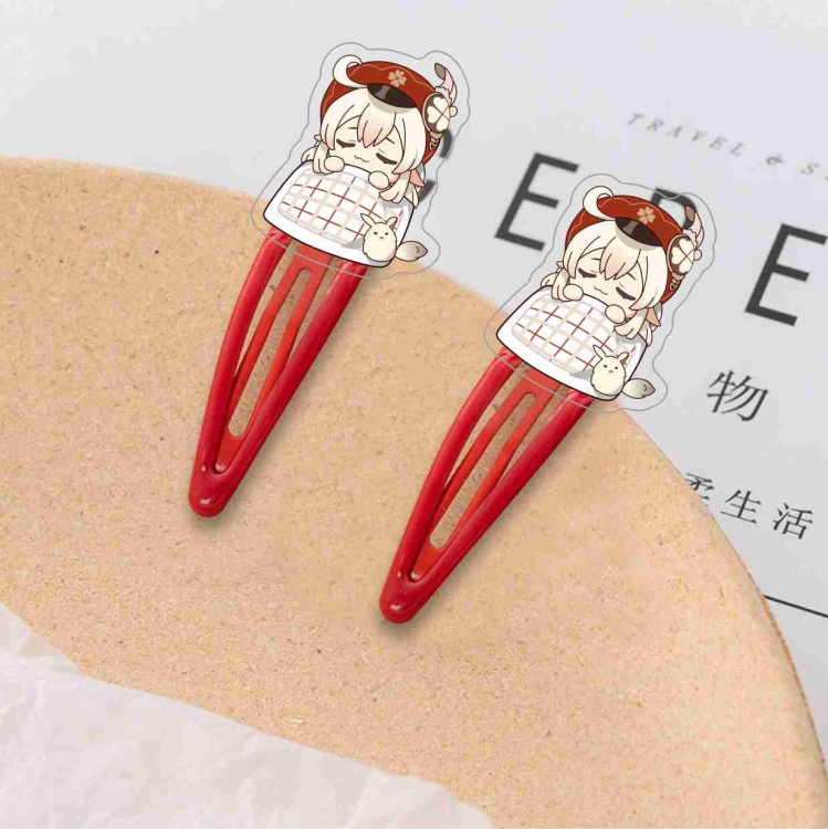 Genshin Impact Hair clip decoration student clip  price for 10 pcs