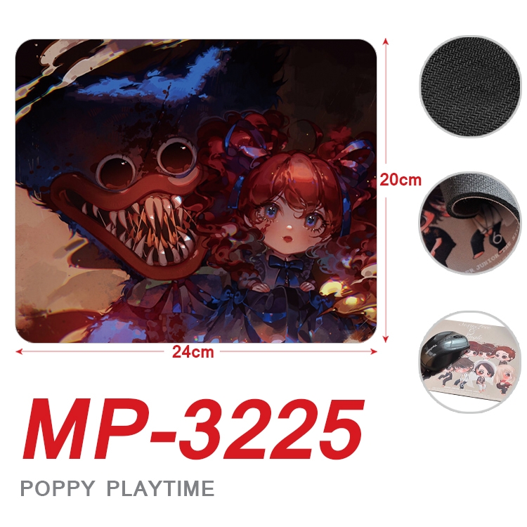 Poppy Playtime Anime Full Color Printing Mouse Pad Unlocked 20X24cm price for 5 pcs  MP-3225