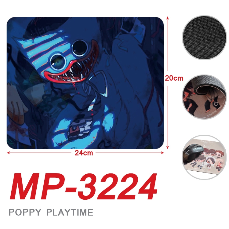 Poppy Playtime Anime Full Color Printing Mouse Pad Unlocked 20X24cm price for 5 pcs MP-3224