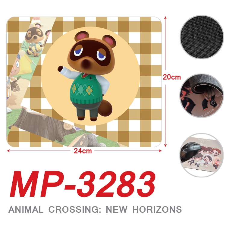 Animal Crossing Anime Full Color Printing Mouse Pad Unlocked 20X24cm price for 5 pcs MP-3283