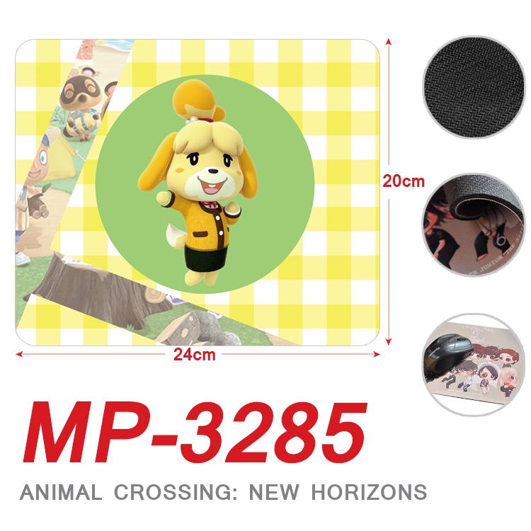 Animal Crossing Anime Full Color Printing Mouse Pad Unlocked 20X24cm price for 5 pcs MP-3285